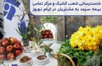 خدمت رسانی شعب کشیک و مرکز تماس بیمه سرمد به مشتریان در ایام نوروز