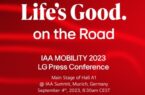 ارائه چشم‌انداز ال‌جی در صنعت حمل و نقل توسط مدیرعامل این شرکت در کنفرانس خبری IAA MOBILITY 2023