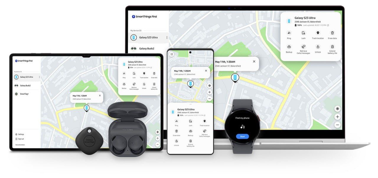 آشنایی با سرویس SmartThings Find و ابزارSmart Tag  سامسونگ