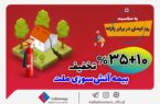 تخفیف ۴۵ درصدی بیمه‌نامه‌های آتش‌سوزی بیمه ملت