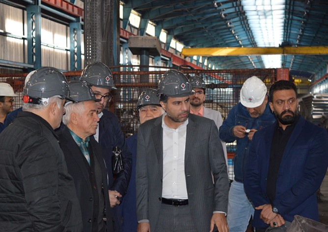 بازدید مدیرعامل شرکت آهن وفولاد غدیر ایرانیان از مجموعه فولاد شاهرود