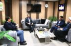 دیدار نماینده آستان قدس رضوی در خوزستان با قائم مقام مدیرعامل فولاد خوزستان