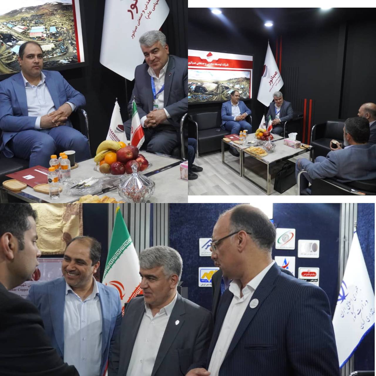 بازدید مدیر کل دفتر نظارت بر وزارت صمت از غرفه صبانور