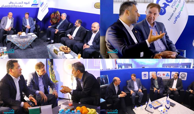 بازدید مدیرعامل بانک دی از غرفههای نمایشگاه نفت، گاز، پالایش و پتروشیمی