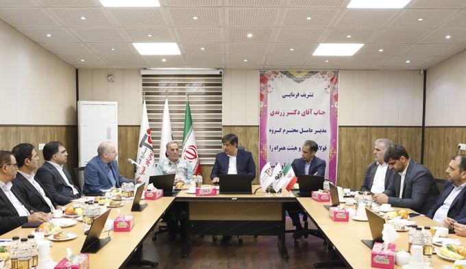 بازدید مدیرعامل گروه فولاد مبارکه از شرکت صنایع فولاد توان‌آور آسیا
