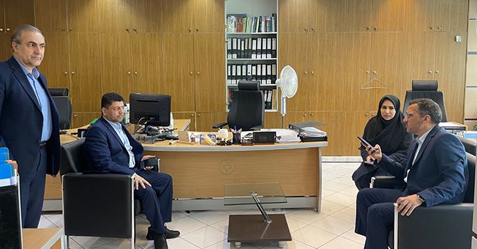 بازدید معاون بین الملل بانک توسعه صادرات ایران از شعبه بلوار کشاورز