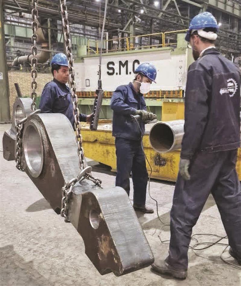 تعمیر اساسی سازه پایه‌های نگه‌دارنده شاخک پاتیل‌بر، به‌جای واردات