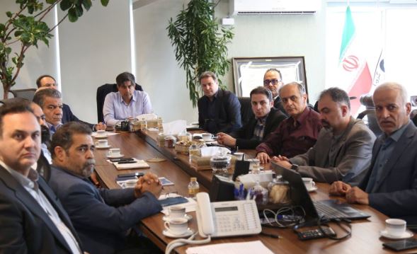 جلسه بررسی وضیعت پروژه‌های توسعه‌ای در شرکت صنایع فولاد کردستان با حضور مدیر عامل گروه فولاد مبارکه