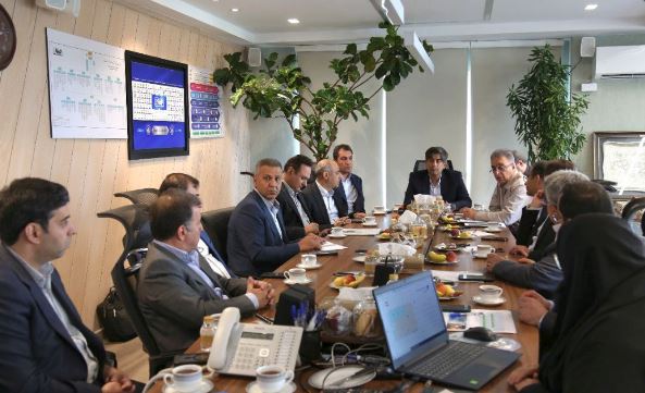 جلسه پایش پروژه‌های توسعه‌ای در شرکت توسعه معدنی و صنعتی صبانور با حضور مدیر عامل گروه فولاد مبارکه