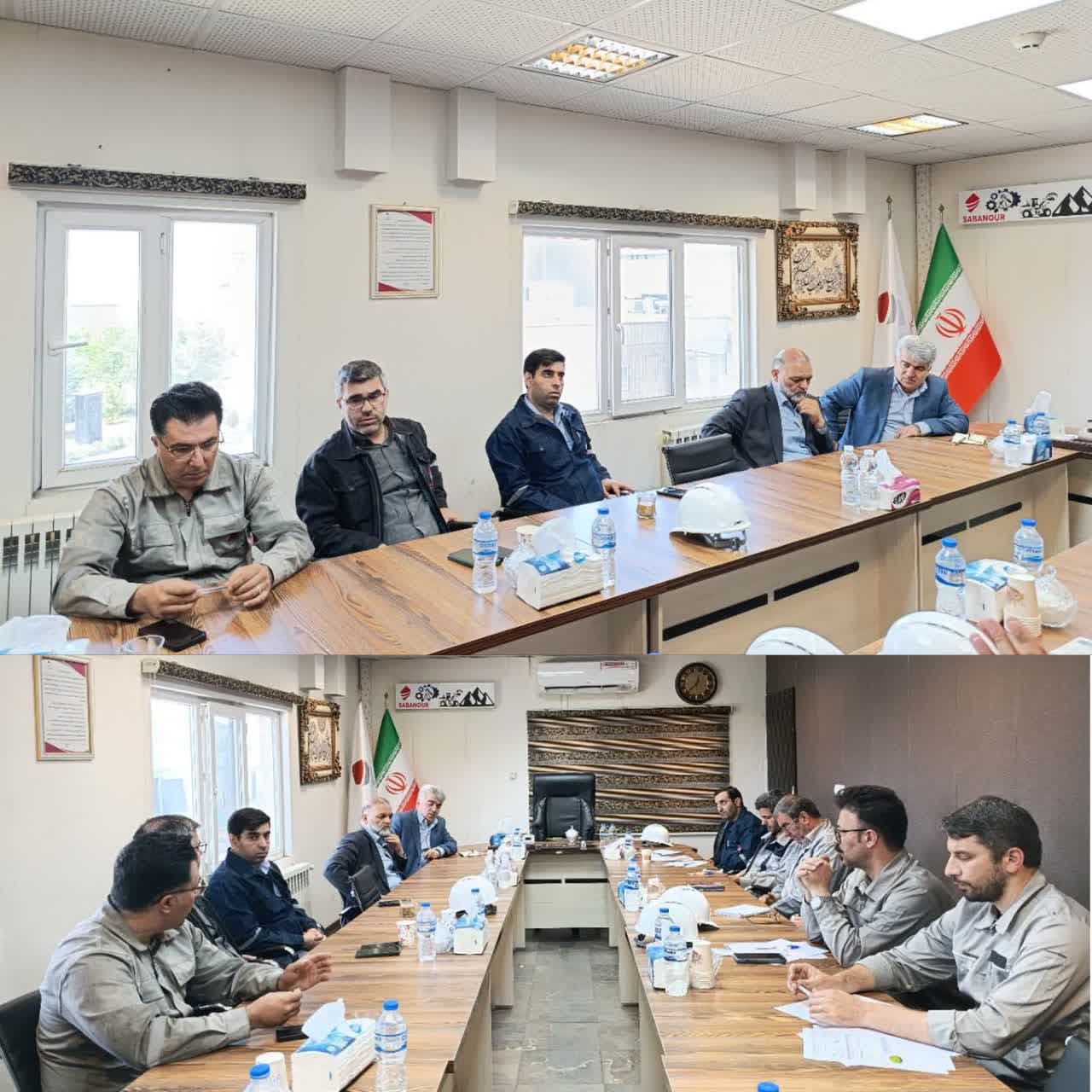 حضور پررنگ مدیرعامل صبانور در مجتمع‌های تولیدی و تشکیل جلسات در شرایط بحرانی کشور