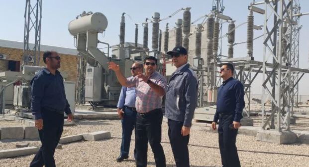 کنترل وضعیت پدافند غیر عامل در بازدید از پروژه پست برق ۱۳۲ کیلوولت منطقه ویژه اقتصادی لامرد