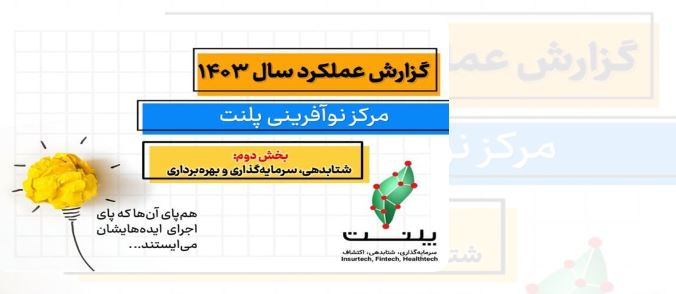 گزارش عملکرد سال ۱۴۰۳ پلنت در حوزه شتابدهی و سرمایه‌گذاری: نگاهی به توسعه شتابدهی و حمایت هدفمند از استارتاپ‌ها