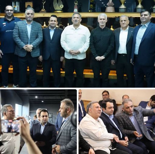 رئیس کمیسیون اقتصادی مجلس و مدیرعامل بانک صادرات ایران در اردوی ملی‌پوشان وزنه‌برداری/ اهدای نشان ویژه فدراسیون وزنه‌برداری به محسن سیفی به پاس حمایت از قهرمانان کشور