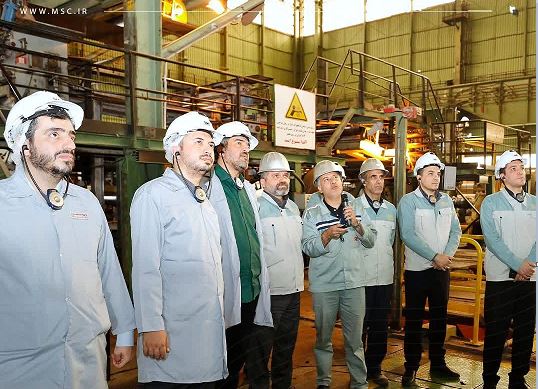 بازدید مقامات ارزی و نماینده مجلس از فولاد مبارکه/ تأمین مالی ۲۰۰ میلیون یورویی پروژه نورد گرم ۲ با اوراق مرابحه