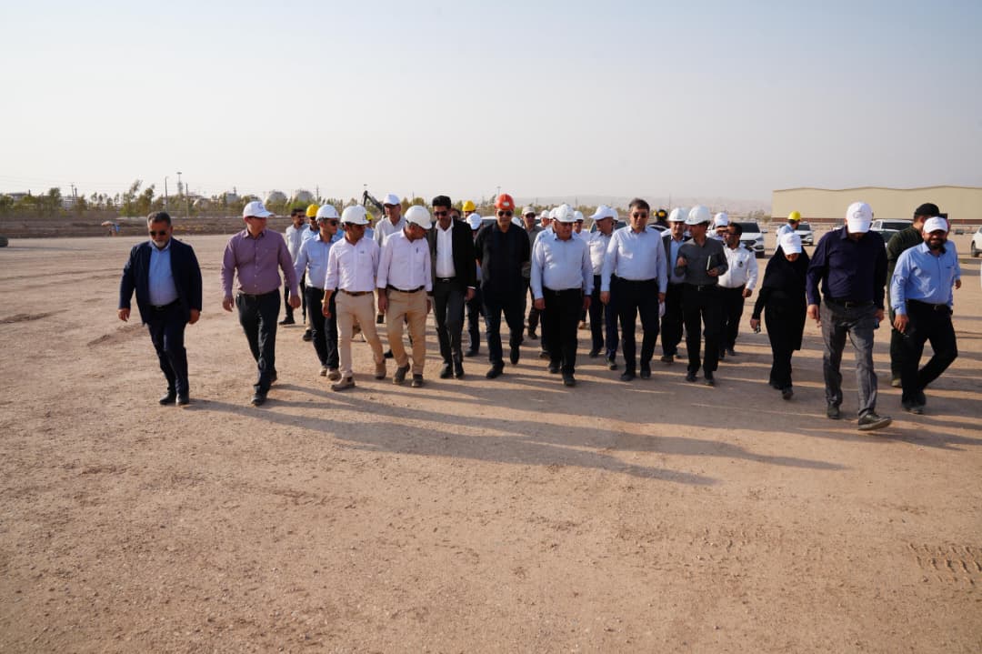 بازدید میدانی معاونان و مدیران ارشد گروه صنایع پتروشیمی خلیج فارس از پروژههای بیدبلند خلیجفارس