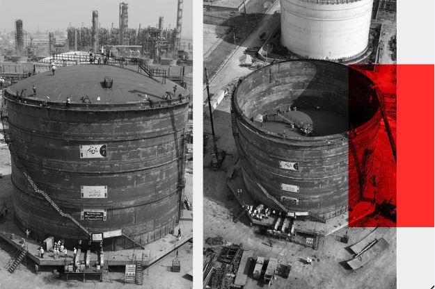 جهش بزرگ در زیرساخت‌های پتروشیمی مارون؛ ساخت مخزن ۹۰۰۰ تنی اتیلن