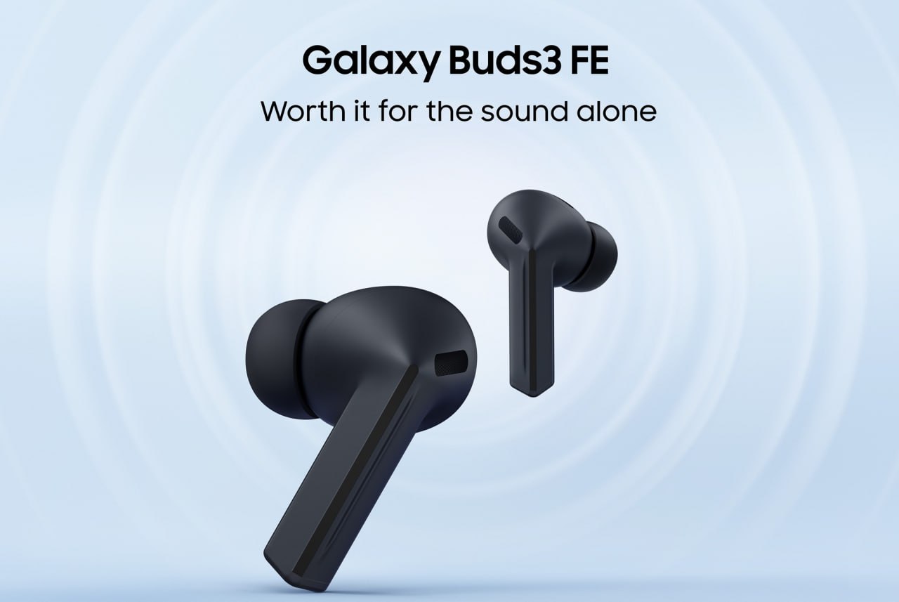 سامسونگ از Galaxy Buds3 FE با طراحی متمایز و صدای ارتقایافته رونمایی کرد