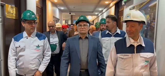 بازدید مدیر عامل فولاد سنگان و فرمانداران شهرستان‌های استان خراسان رضوی از کارخانجات کنسانتره و گندله سازی فولاد سنگان