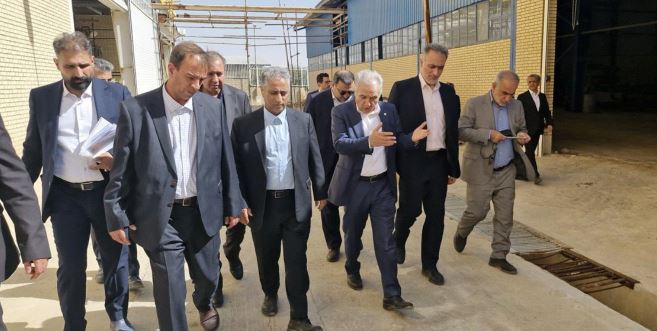 بازدید مدیرعامل بانک صنعت و معدن از ۸ طرح تولیدی در استان فارس