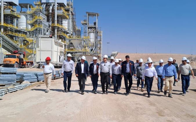 بازدید مدیرعامل شرکت ملی مس از طرحهای توسعهای مجتمع شهربابک