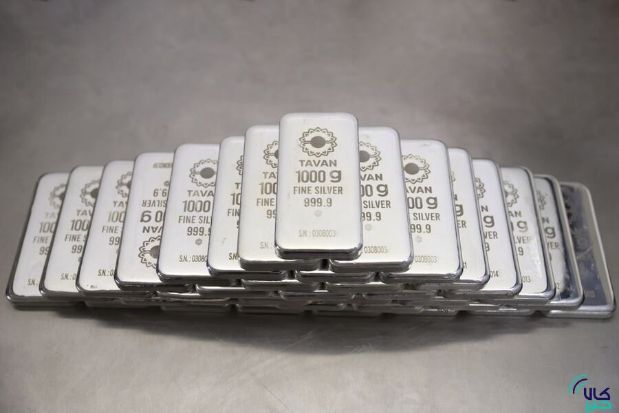 حجم معاملات شمش نقره در بورس کالا از ۳۰ تن گذشت