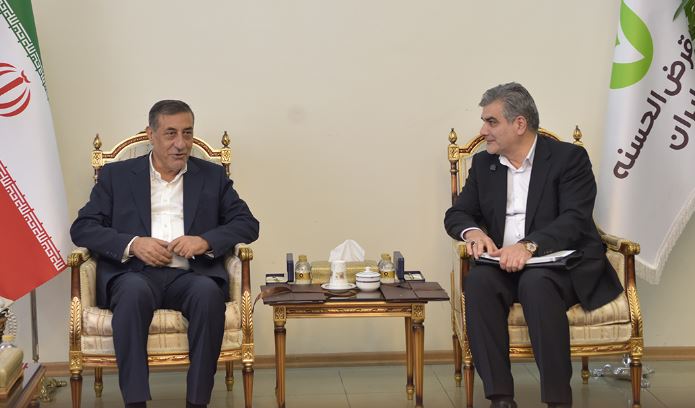 دیدار مدیرعامل بانک قرض‌الحسنه مهر ایران با سرپرست نهاد ریاست جمهوری