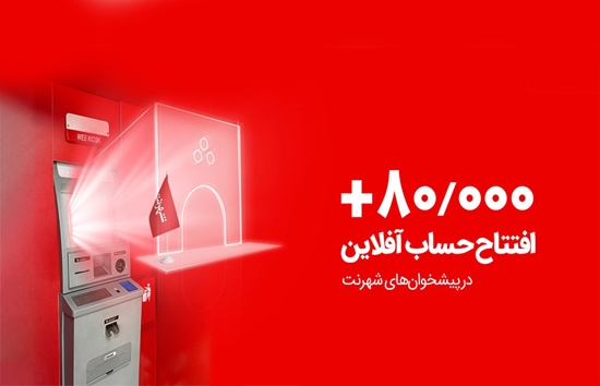 ثبت رکوردی تازه؛ ۸۰ هزار افتتاح حساب آفلاین در پیشخوان های شهرنت