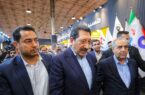 حضور وزیر صمت در پاویون گروه فولاد مبارکه