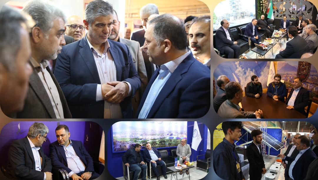 افتتاح نمایشگاه انرژی استان مرکزی؛ بازدید استاندار مرکزی از غرفه پتروشیمی شازند