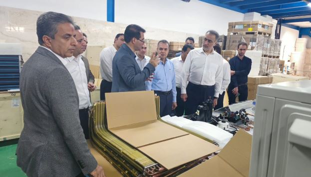 بازدید مدیران ارشد بانک صنعت و معدن از شرکت زمهریر کیش