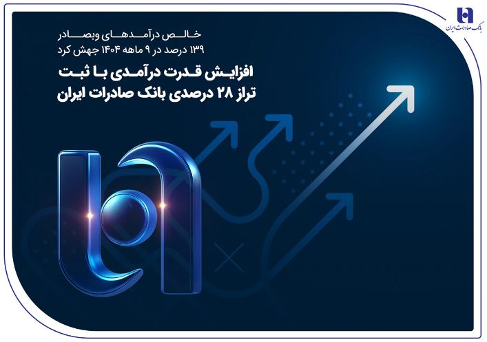 افزایش قدرت درآمدی با ثبت تراز ۲۸ درصدی بانک صادرات ایران