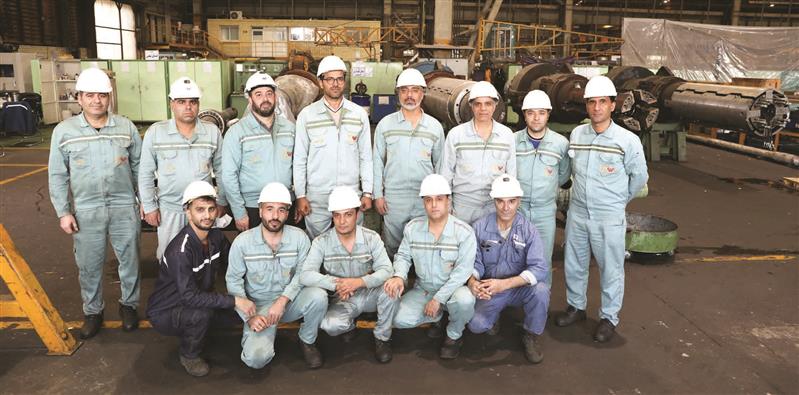 افزایش ۲۵ درصدی بازدهی مندریلهای نورد گرم فولاد مبارکه