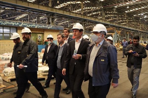 بازدید مدیرعامل بانک سینا از شرکت صنایع مس شهید باهنر کرمان