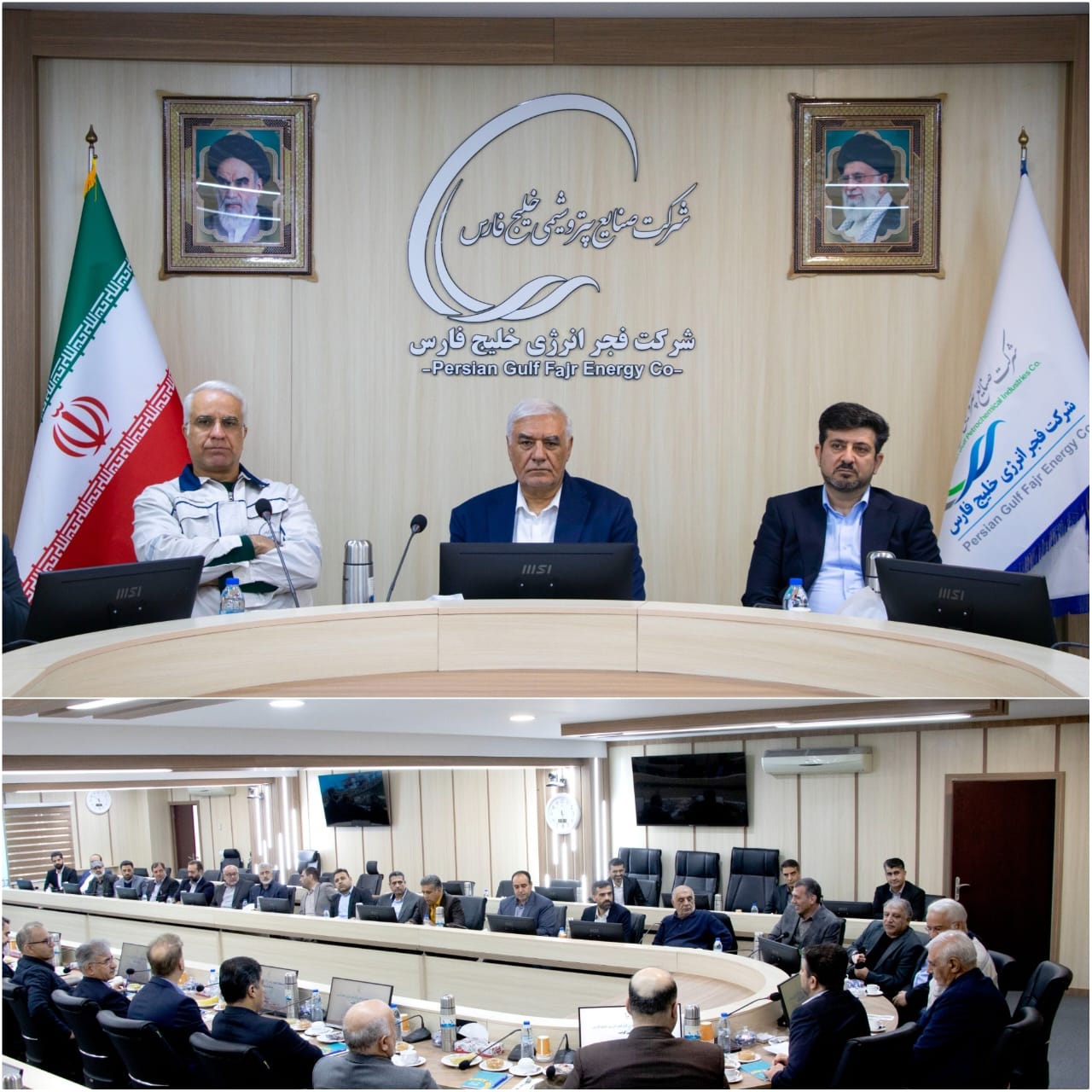 تکریم و معارفه رؤسای حراست شرکتهای تابعه هلدینگ خلیجفارس در ماهشهر