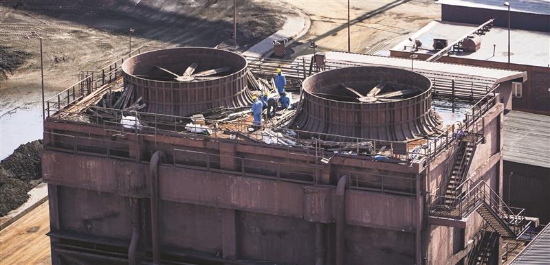 اجرای موفق تعمیرات اساسی واحد احیا مستقیم شرکت فولاد سفیددشت