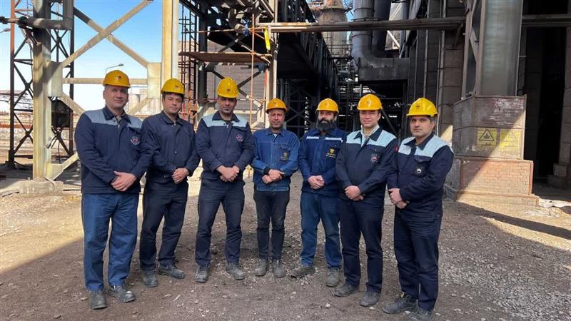 نصب ولو مرزی خط آب اضطراری سرباره کوره بلند ۳ با یک دهم هزینه برآورد اولیه