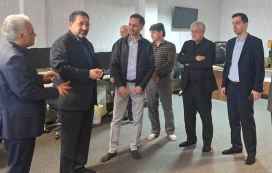 بازدید راهبردی وزیر صمت از ستاد ۱۲۴ در محل پدافند غیرعامل