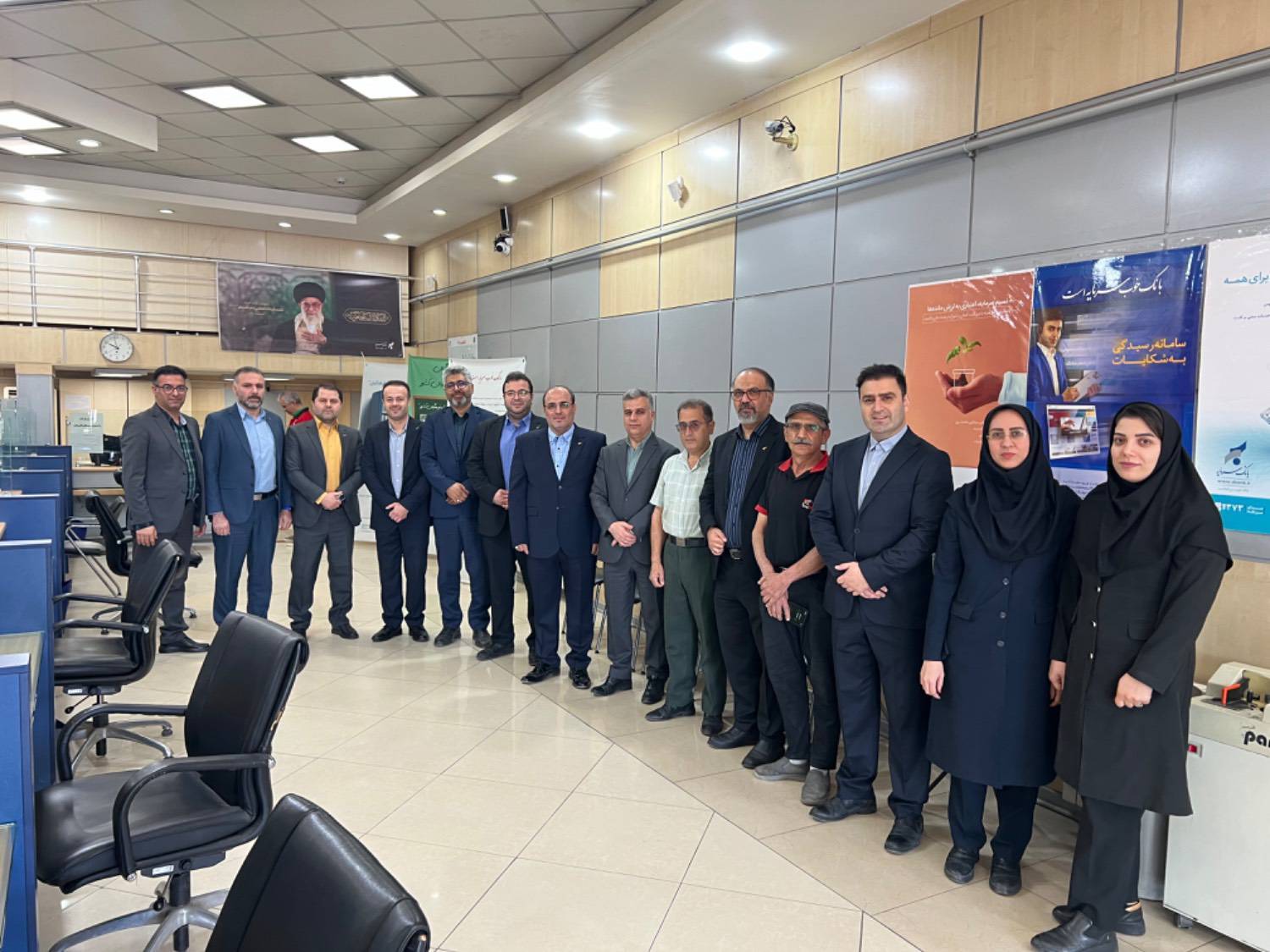 بازدید مدیران بانک سرمایه از شعب مازندران و رایزنی جهت توسعه همکاری با آموزش‌وپرورش و صندوق ذخیره فرهنگیان
