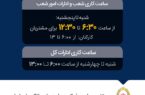 تغییر ساعت فعالیت واحدهای بانک ملی ایران بهمنظور مدیریت مصرف حاملهای انرژی تغییر ساعت فعالیت واحدهای بانک ملی ایران بهمنظور مدیریت مصرف حاملهای انرژی