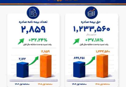 رشد ۳۷ درصدی حق‌بیمه صادره «رایان پلاس» در بیمه آسیا