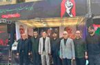 برپایی موکب پذیرایی شرکت چادرملو برای زائران مراسم تشییع رهبر شهید انقلاب