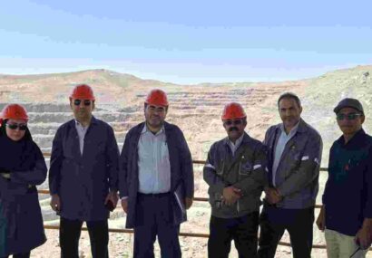 بازدید مدیران حوزه حسابرسی و ارزیابی عملکرد ایمپاسکو از مجتمع انگوران