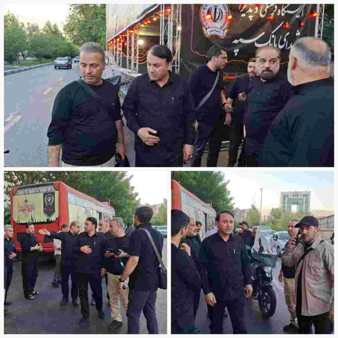 بازدید مدیرعامل بانک سپه از موکبهای خدماترسان بانک به زائران مراسم وداع و تشییع قائد شهید امت