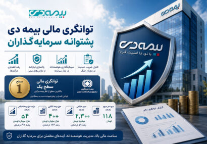 توانگری مالی بیمه دی پشتوانه سرمایه‌گذاران