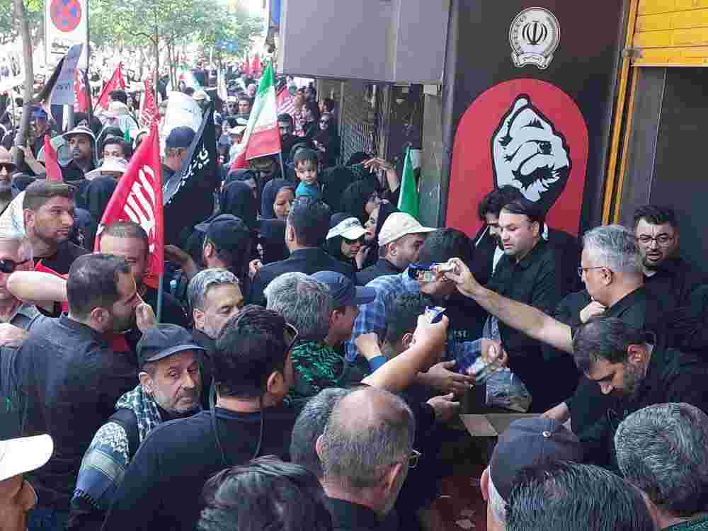 حضور مدیرعامل بانک سپه در موکب های خدمترسانی به زائران مراسم تشییع رهبر شهید