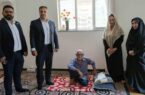 دیدار سرپرست شعبه بیمه دی گنبدکاووس با جانبازان سرافراز