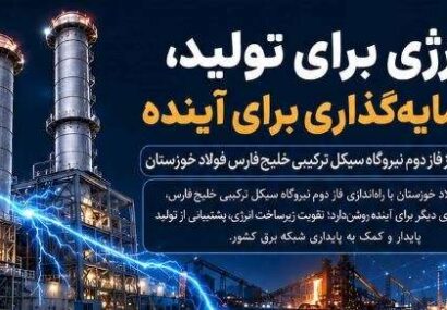 انرژی برای تولید، سرمایهگذاری برای آینده